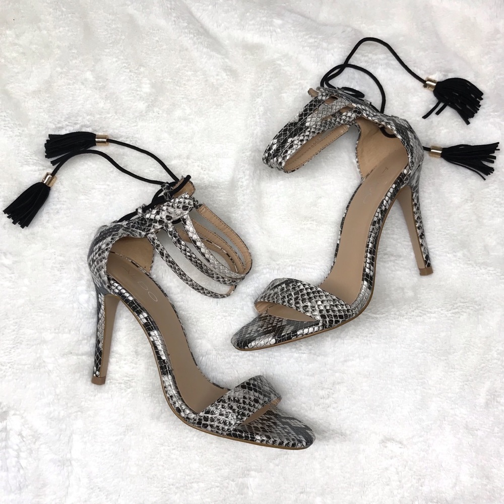 Aldo Snakeskin Heel Size 6.5